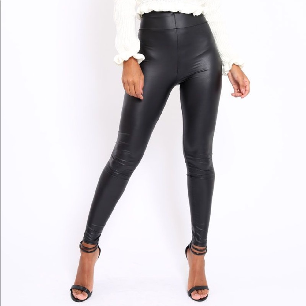 Rebellious Fashion Black High Waisted Leggings